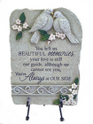 63464 Memories Marker Plaque w/Doves
