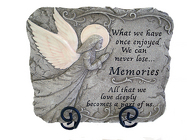 65407 Memories Stone Plaque 