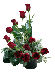 DFF228 Roses For The Heart Bouquet  