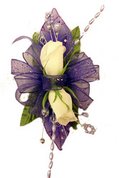 DP78 Two Sweetheart Rose Corsage  