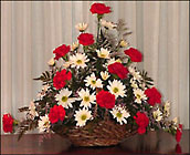 Red and White Basket