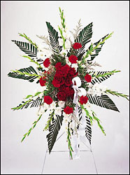 Traditional Spray in Red and White