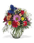 Butterfly & Blossoms Vase