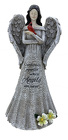096069127109 Standing Resin Angel w/Cardinal  