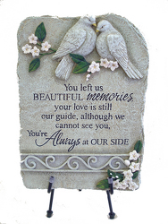 63464 Memories Marker Plaque w/Doves 