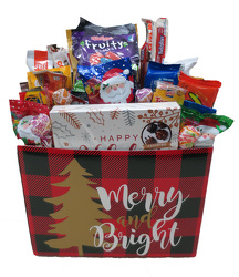 Buffalo Plaid Merry and Bright Snack Box  