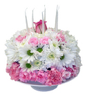 CAKE Birthday Day Cake Surprise Bouq.  