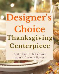Designer's Choice  Thanksgiving Centerpiece 