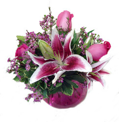 DFF288 Love Me Tender Bubble Bowl Arrangement  