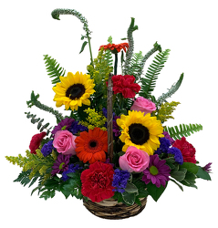 DFF525 Basket of Spring Bouq
