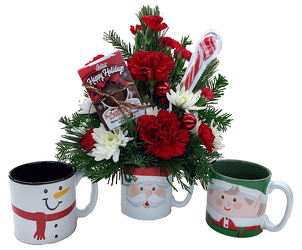 DFF722 Cocoa  Christmas Bouq