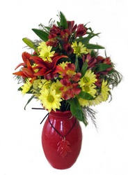 Fancy Fall Vase Arrangement 