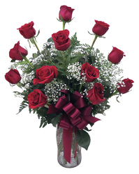 LRSE Red Roses Arranged  