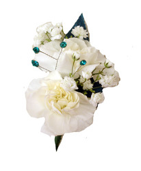 P6-RH Double Mini Carnations Boutonniere  