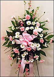 DFI107 Daisy and Carnation Standing Spray 