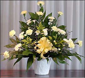 Yellow Mache Arrangement 