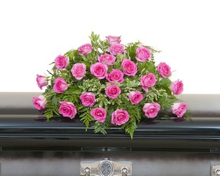 TMF-721 Pink Rose Casket Spray