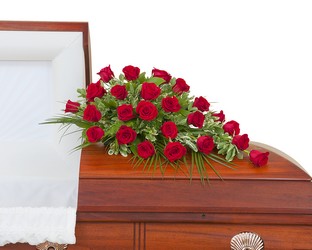 TMF-730 Simply Roses Standard Casket Spray