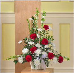 Red and White Mache 